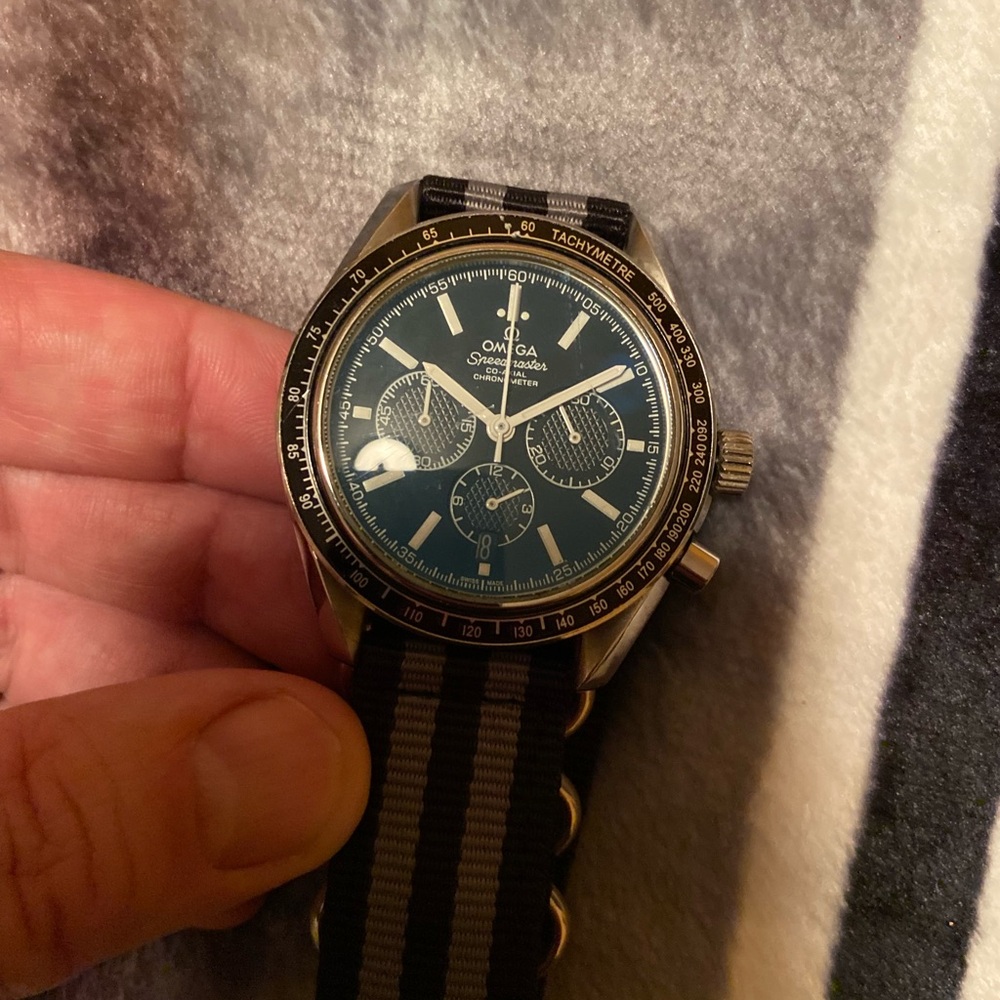 Homage Speedmaster Black Watch